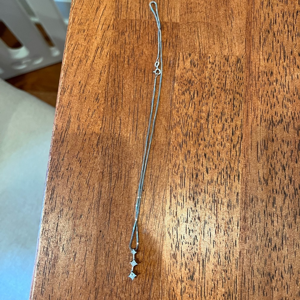 Zales 3 tiered diamond necklace